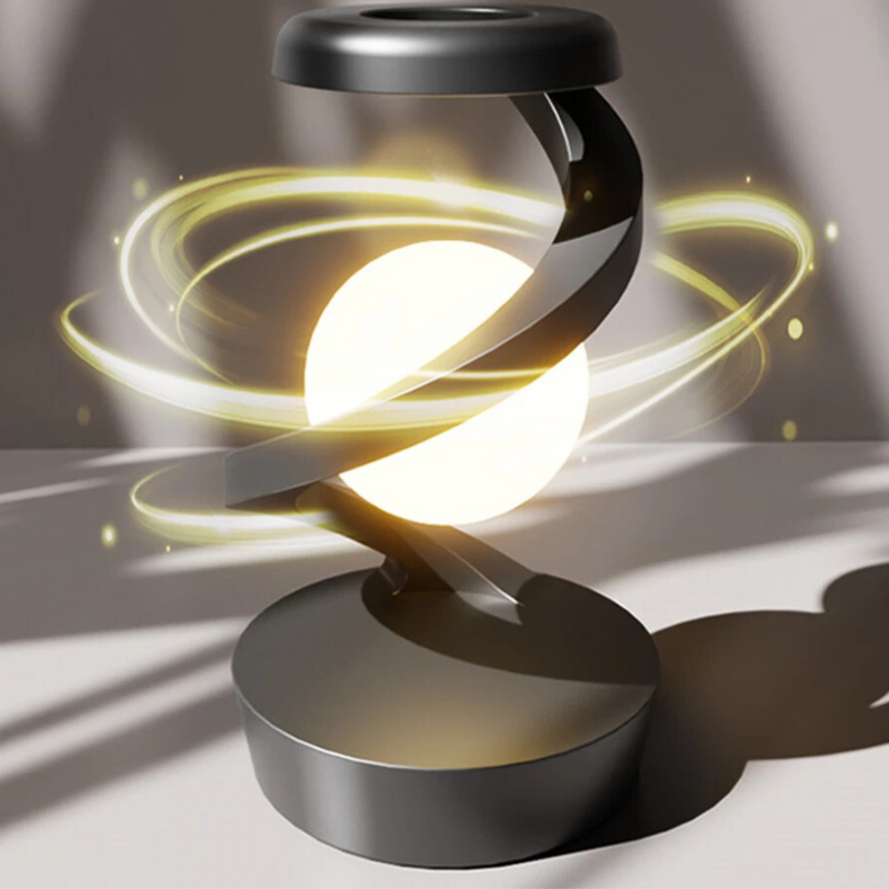 Luminária Espiral com carregamento por indução