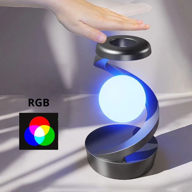 Luminária Espiral com carregamento por indução